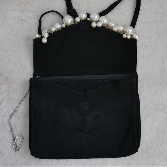 ๐HOST PICK๐Sonia Rykiel Ovin Lambskin Pearl Bag - Picture 2 of 4